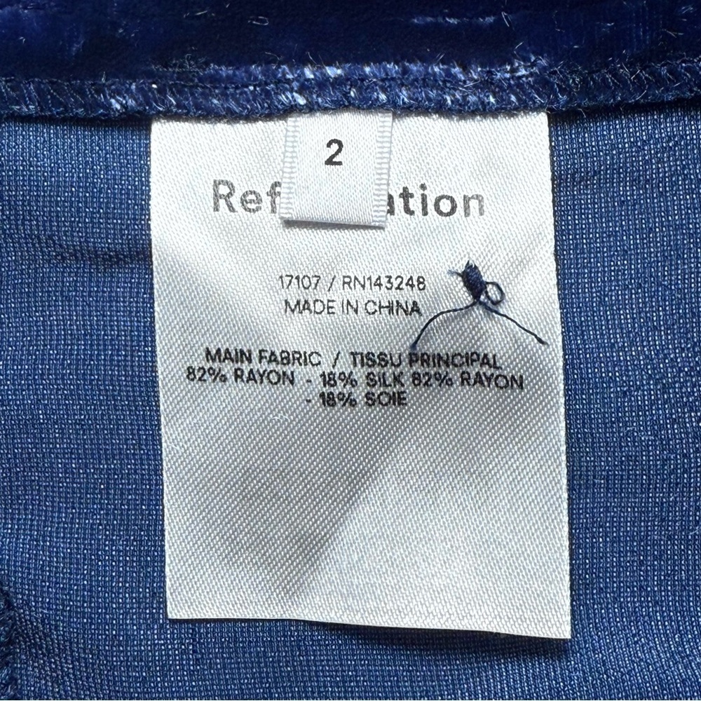 Reformation Fortune Dress in Danube - Picture 6 of 7